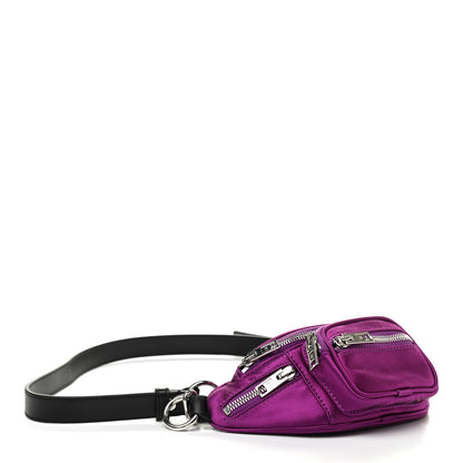 Alexander Wang Satin Attica Mini Belt Bag Purple 4 of 8