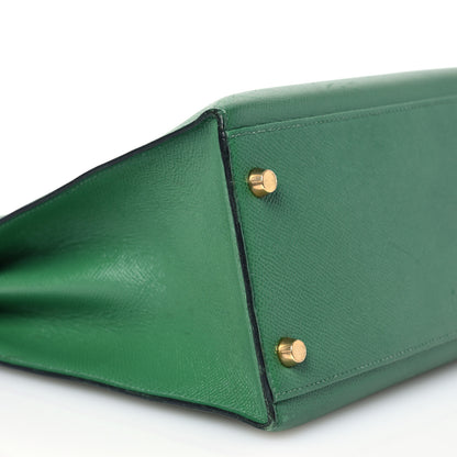Hermes Courchevel Kelly Sellier 32 Vert Bengale 10 of 14
