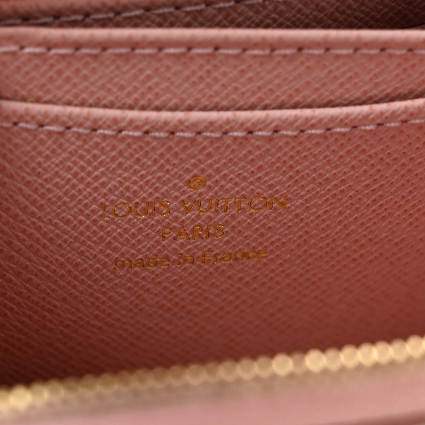 Damier Azur Zippy Coin Purse Rose Ballerine