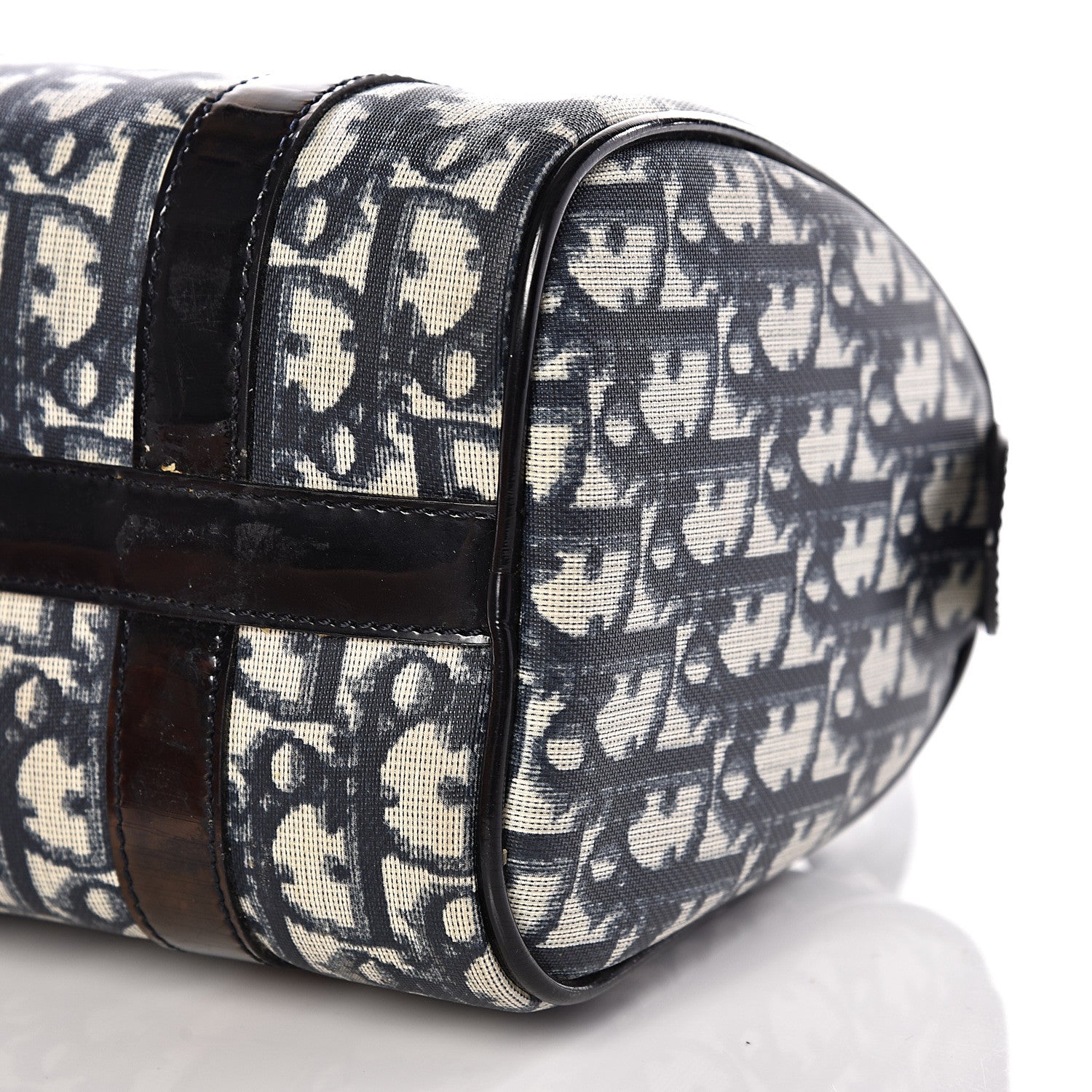 Christian Dior Monogram Boston Navy Blue 8 of 12