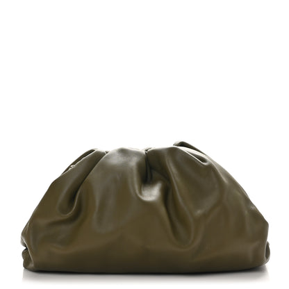 Bottega Veneta Smooth Butter Calf The Pouch Oversized Clutch Mud 1 of 8