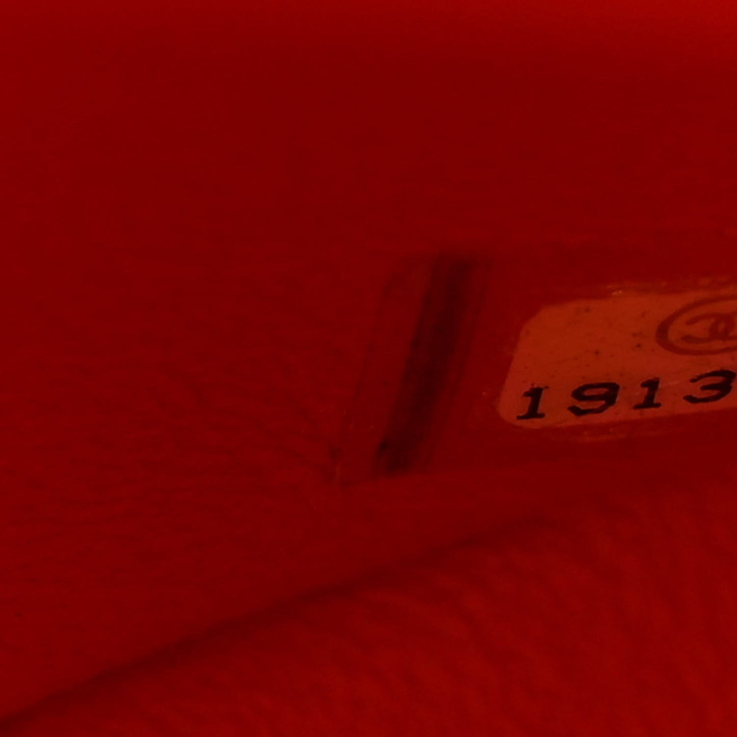 Patent Quilted Jumbo Double Flap Red