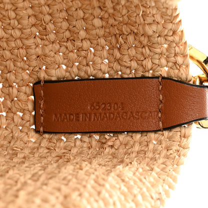 Loewe Raffia Mini Slit Tote Bag Natural Tan 6 of 8