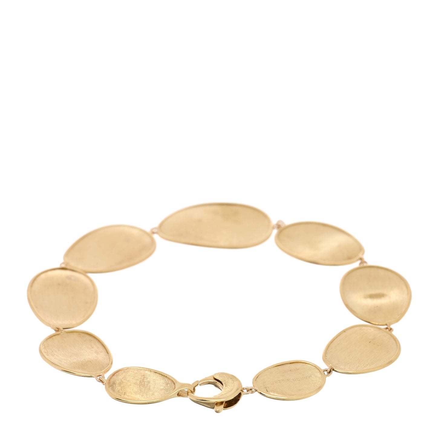 18K Yellow Gold Graduated Lunaria Bracelet