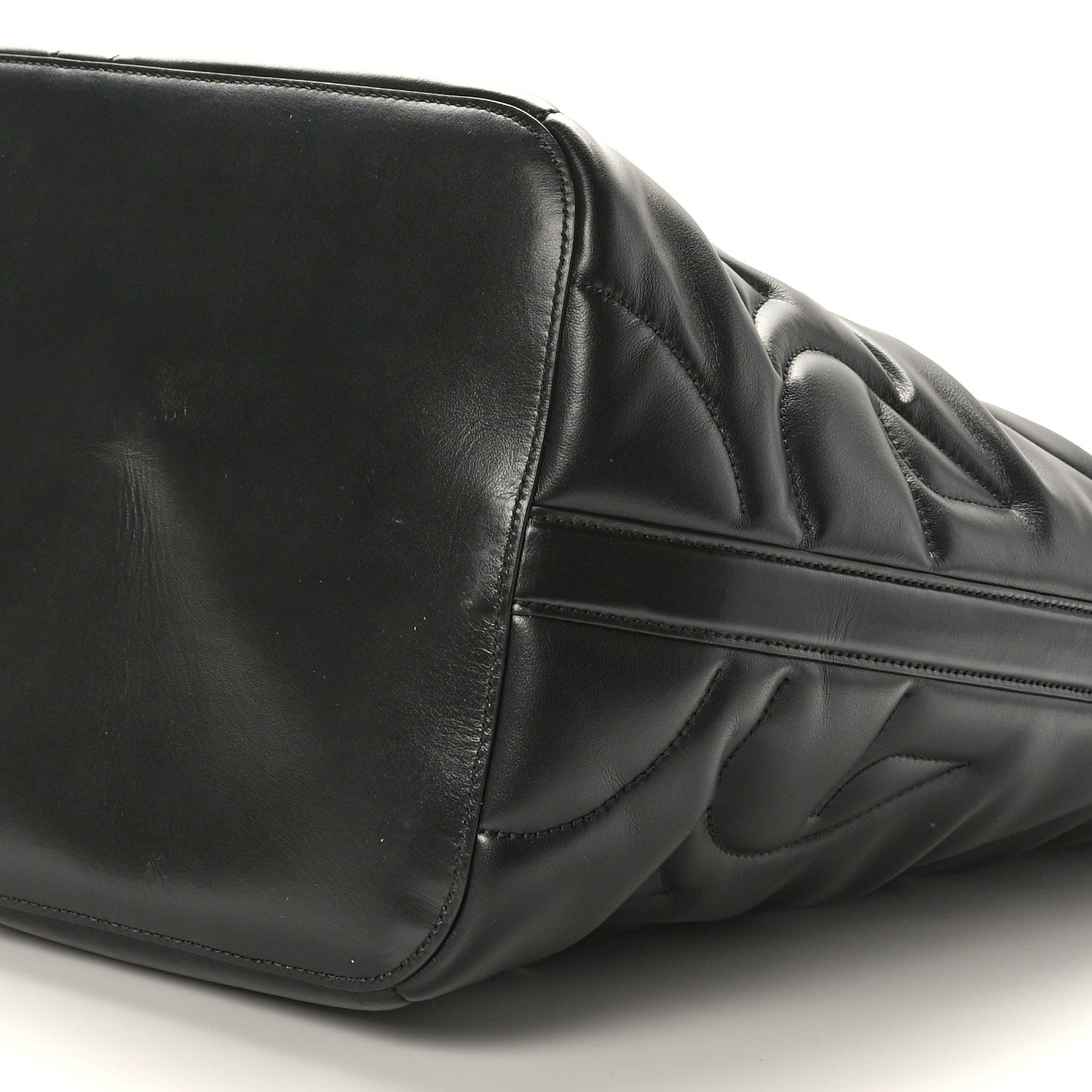 Alexander McQueen Calfskin Quilted Large The Bow Bag Black 9 of 9