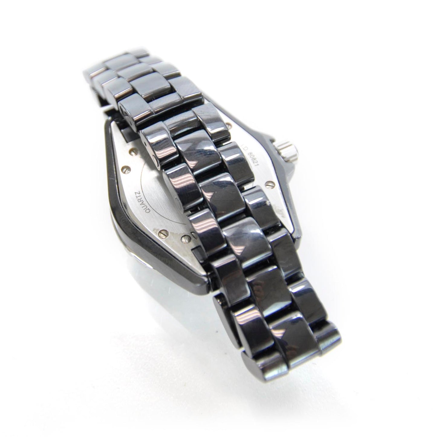 Stainless Steel Ceramic Ruby 33mm J12 Quartz Watch Black