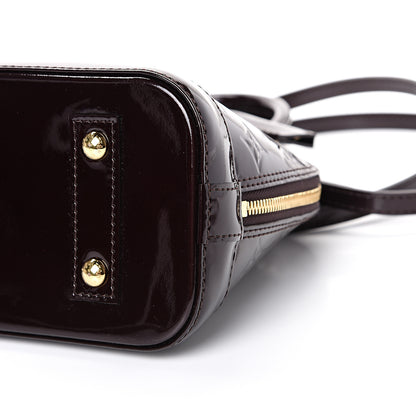 Louis Vuitton Vernis Alma BB Amarante 9 of 9
