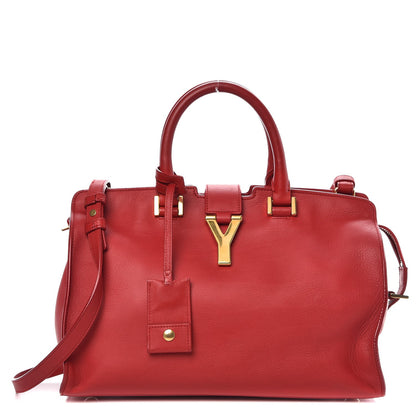 Saint Laurent Calfskin Small Classic Y Cabas Rouge Orient 1 of 15