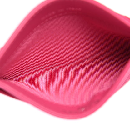 Chanel Caviar Quilted Card Holder Pink 4 of 8