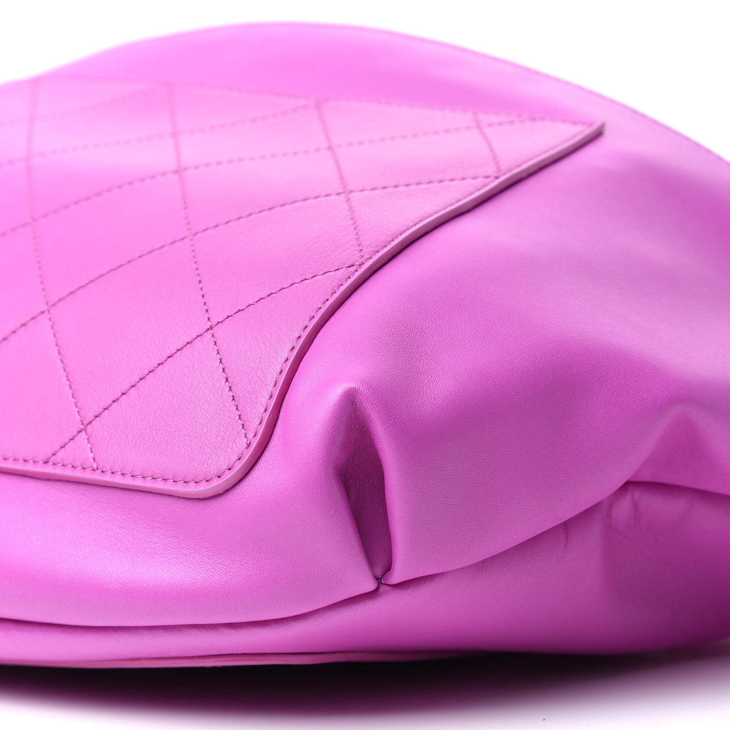 Chanel X PHARRELL WILLIAMS Lambskin Oversized Waist Belt Bag Fuchsia 9 of 10
