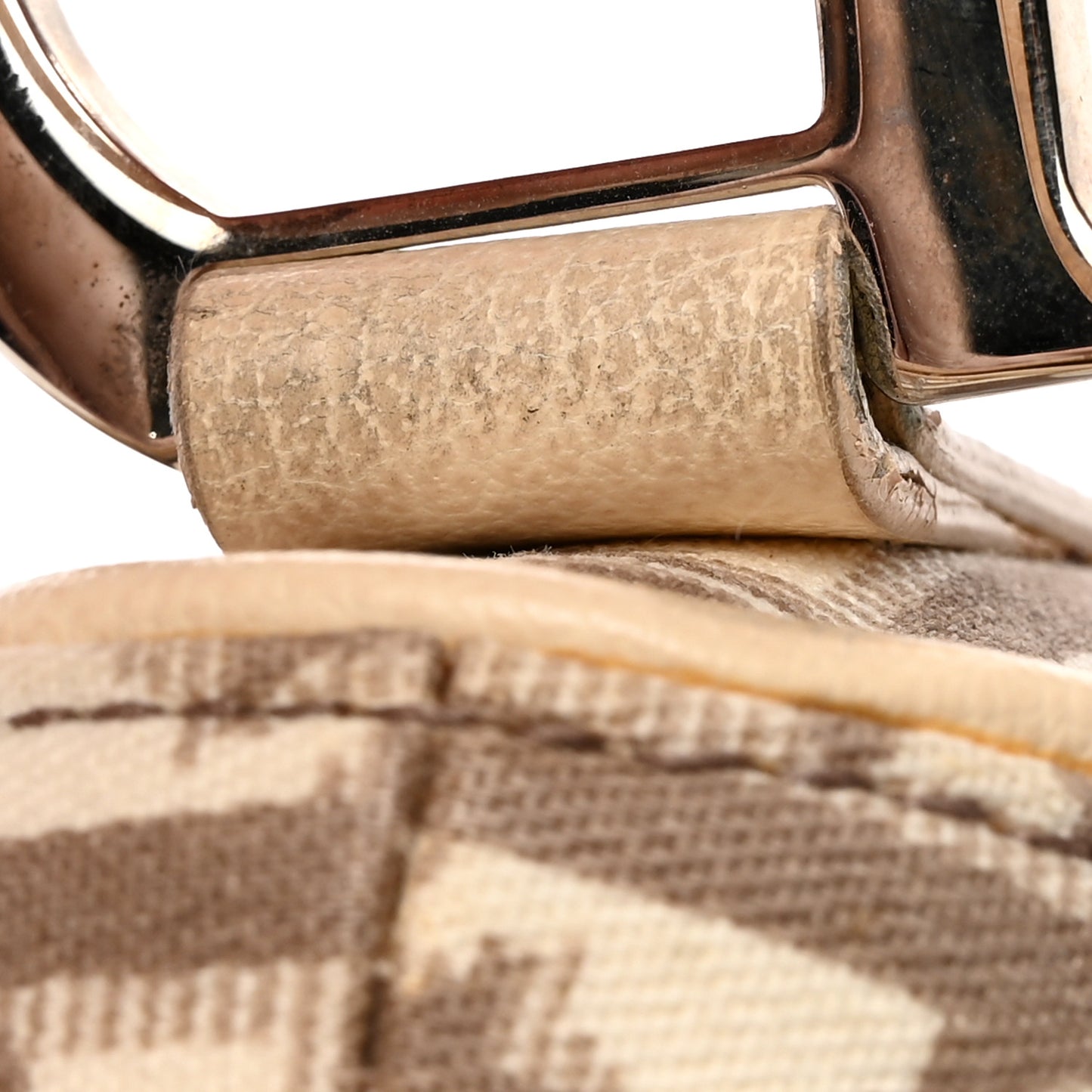 Monogram Vintage Flowers Saddle Bag Beige