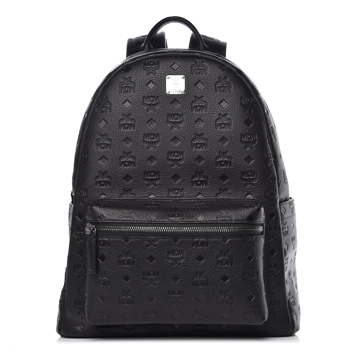 MCM Calfskin Ottomar Stark Backpack Black 1 of 8