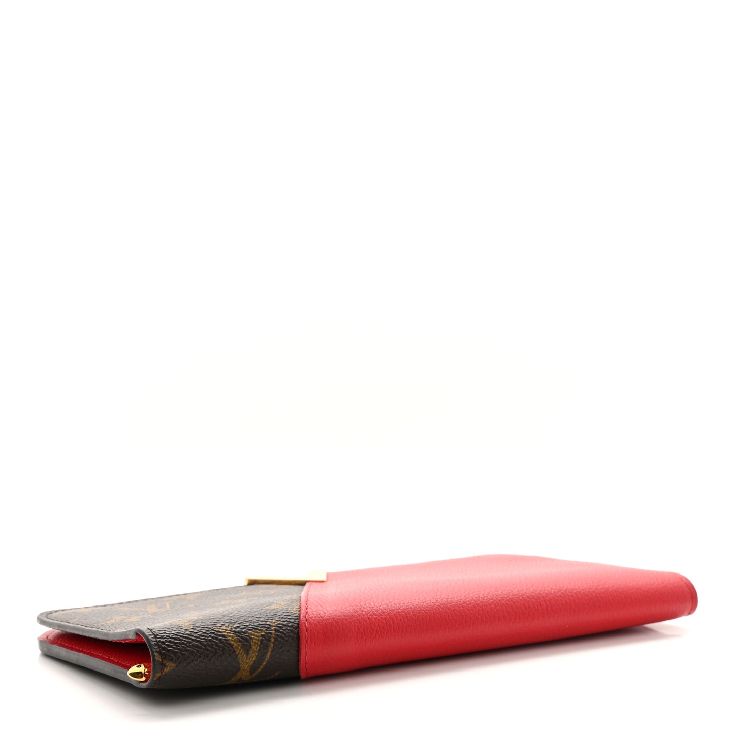 Monogram Calfskin Kimono Wallet Cherry