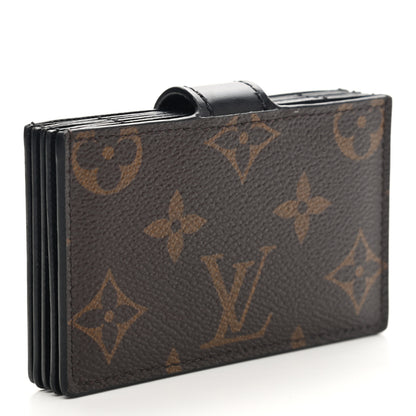 Louis Vuitton Monogram Gusset Card Holder Black 3 of 6
