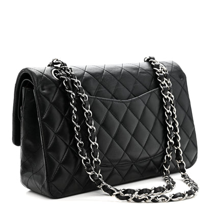 Chanel Lambskin Quilted Medium Double Flap Black 3 of 13