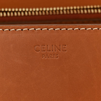 Celine Natural Calfskin Medium Classic Box Flap Bag Tan 6 of 13