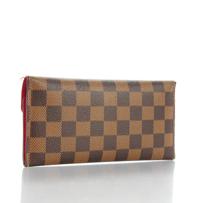 Louis Vuitton Damier Ebene Josephine Wallet Red 3 of 10