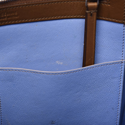 Celine Smooth Calfskin Small Tassel Cabas Phantom Brown Blue 12 of 23