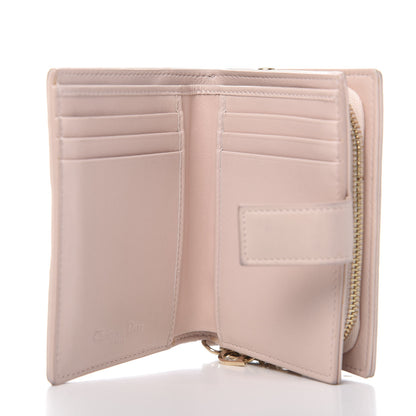 Christian Dior Lambskin Cannage Lady Dior Eden Wallet Light Pink 5 of 11