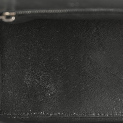 Balenciaga Shiny Calfskin Crocodile Embossed Small Hourglass Top Handle Bag Dark Grey 18 of 19