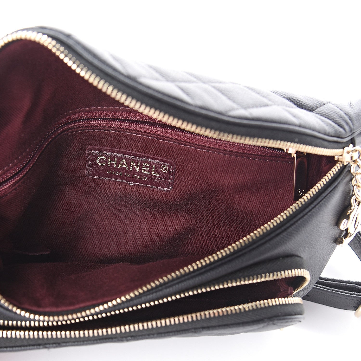 Chanel Caviar Quilted Business Affinity Waist Belt Bag Black 4 of 8