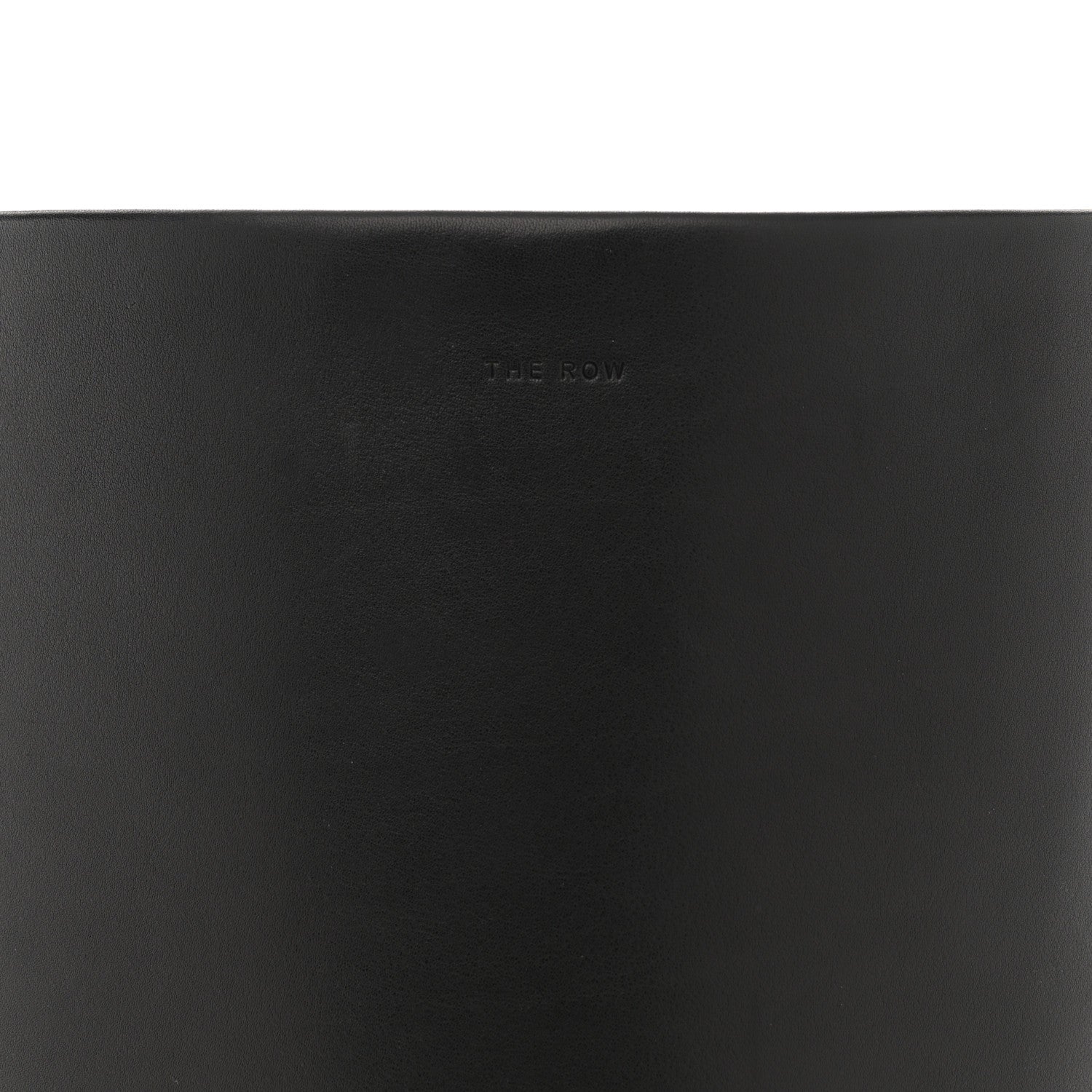 The Row Polished Saddle Calfskin Medium N/S Park Tote Black 8 of 12