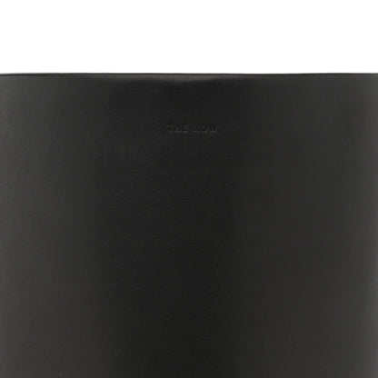 The Row Polished Saddle Calfskin Medium N/S Park Tote Black 8 of 12