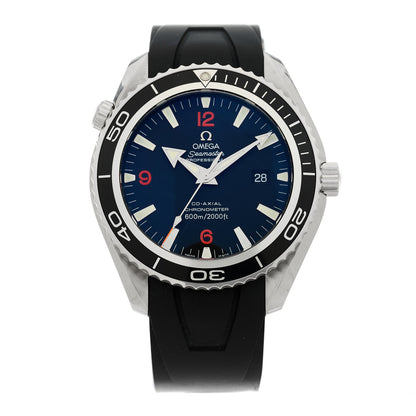 Omega Stainless Steel Rubber 43mm Seamaster Planet Ocean Co-Axial Automatic Watch Black 2200.51.00 1 of 4