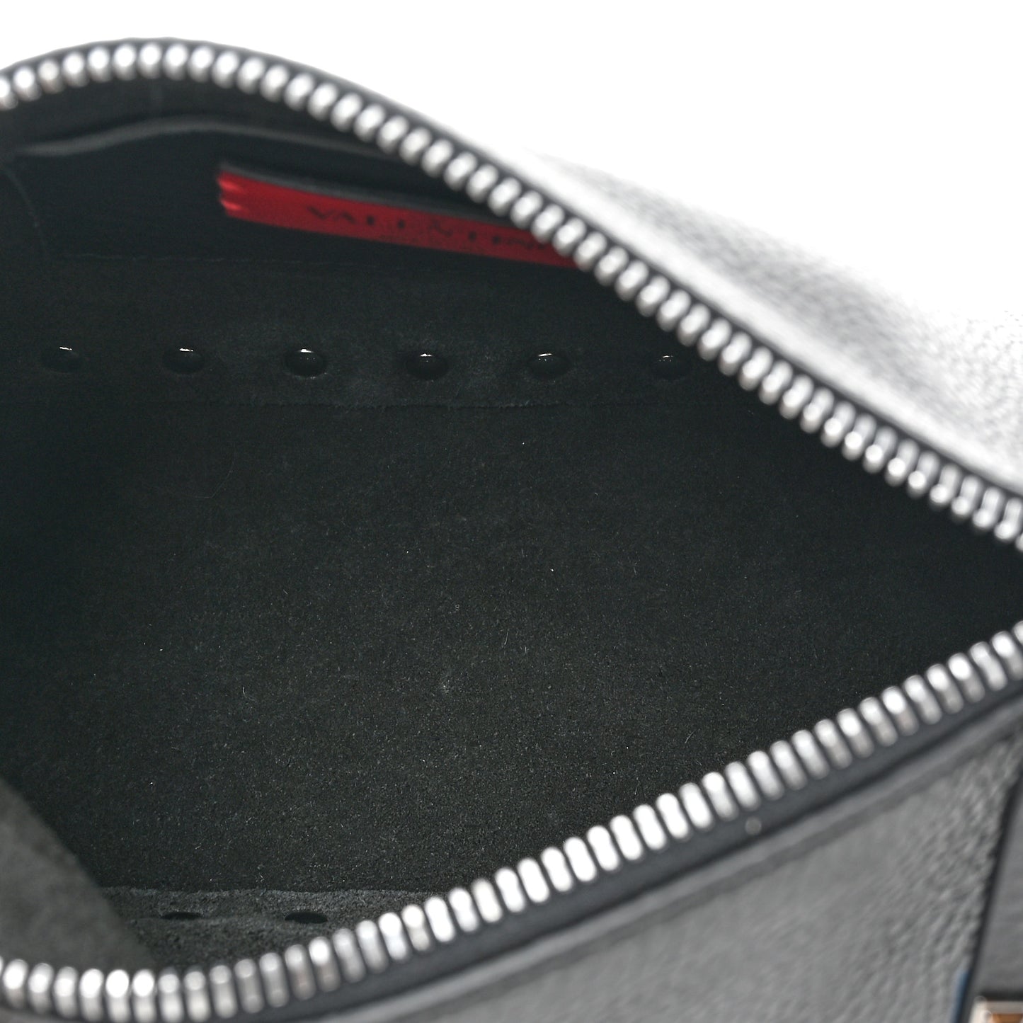 VALENTINO GARAVANI Pebbled Calfskin Small Rockstud Flip Lock Shoulder Bag Black