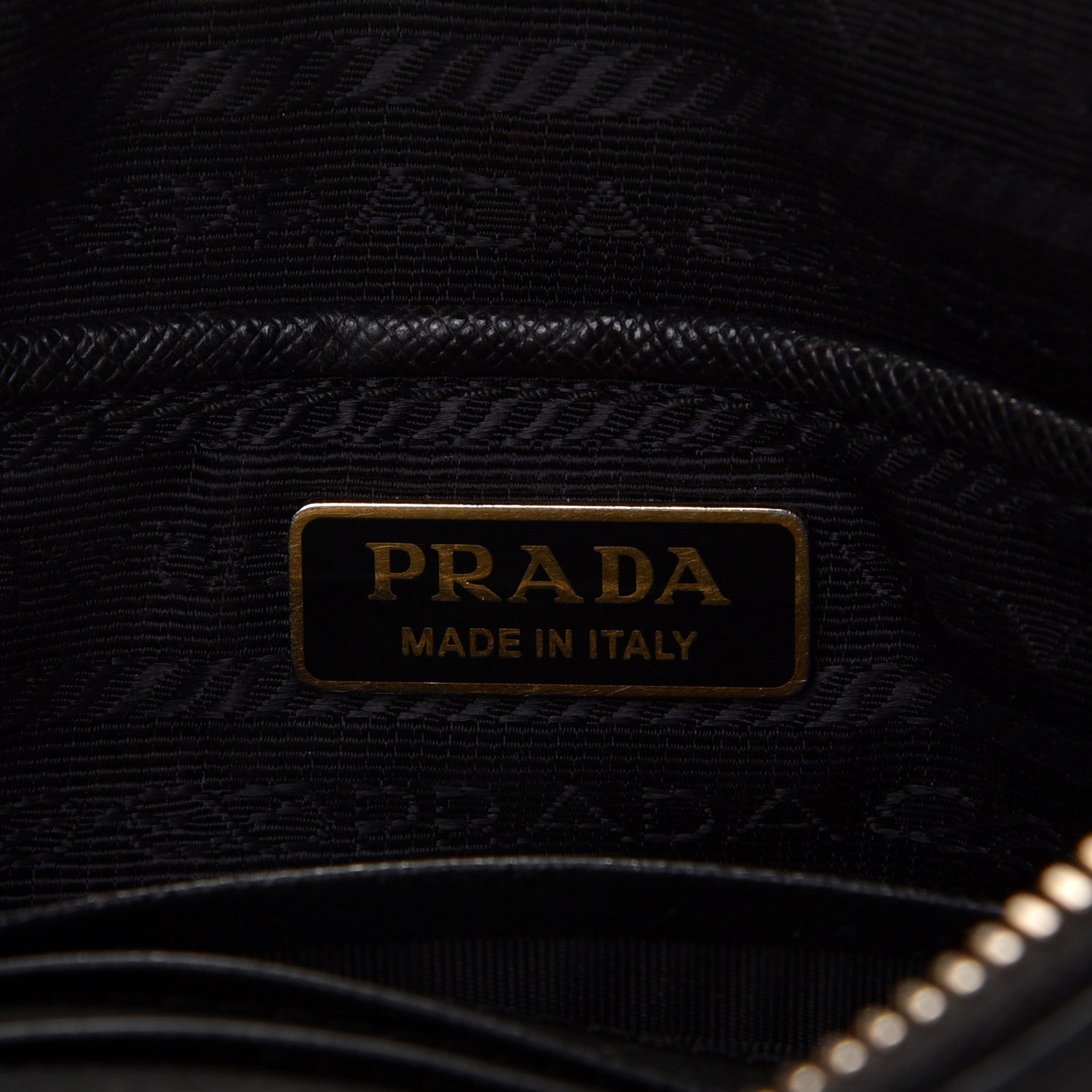 Prada Saffiano Pochette Black 5 of 8