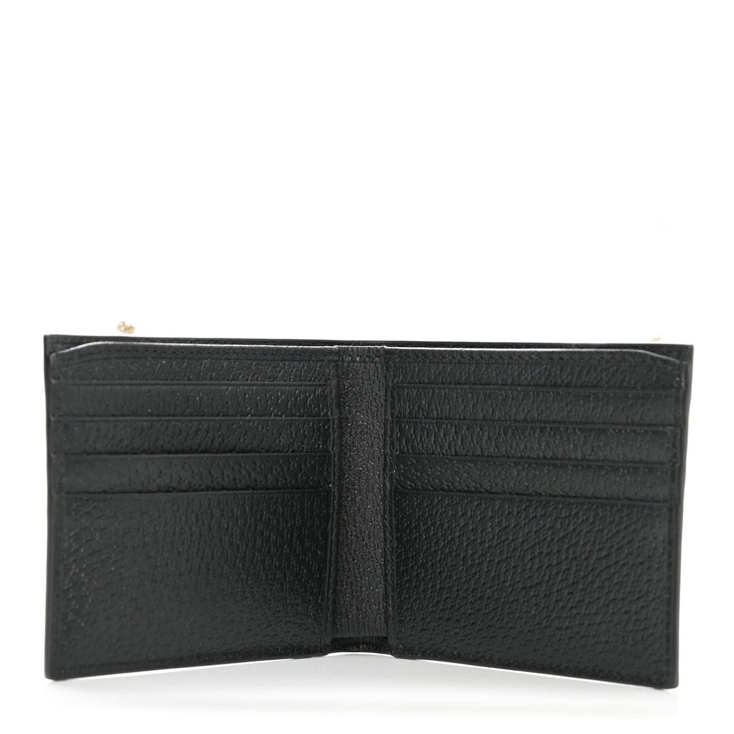 GG Supreme Monogram Psychedelic Bi-Fold Wallet Black Multicolor