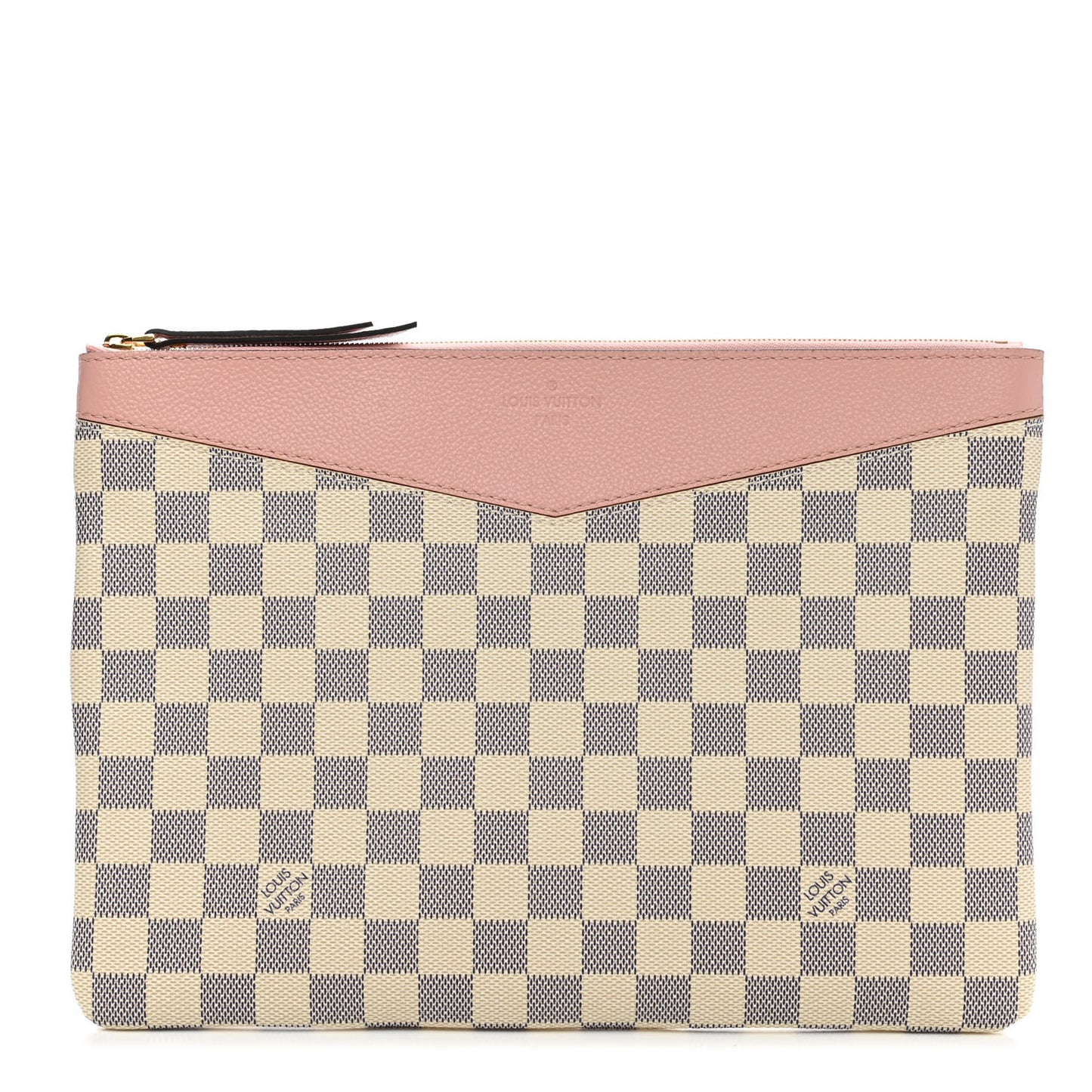 Damier Azur Daily Pouch Rose Poudre