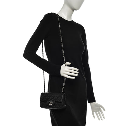 Chanel Iridescent Caviar Quilted Extra Mini Flap Black 2 of 7