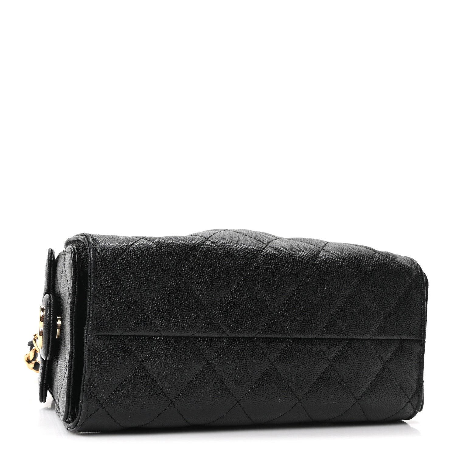 Chanel Caviar Quilted Mini Chanel 25 Handbag Black 4 of 10