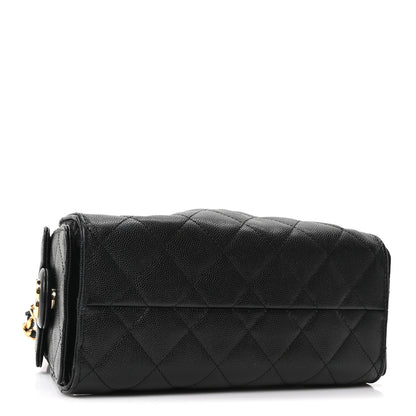Chanel Caviar Quilted Mini Chanel 25 Handbag Black 4 of 10
