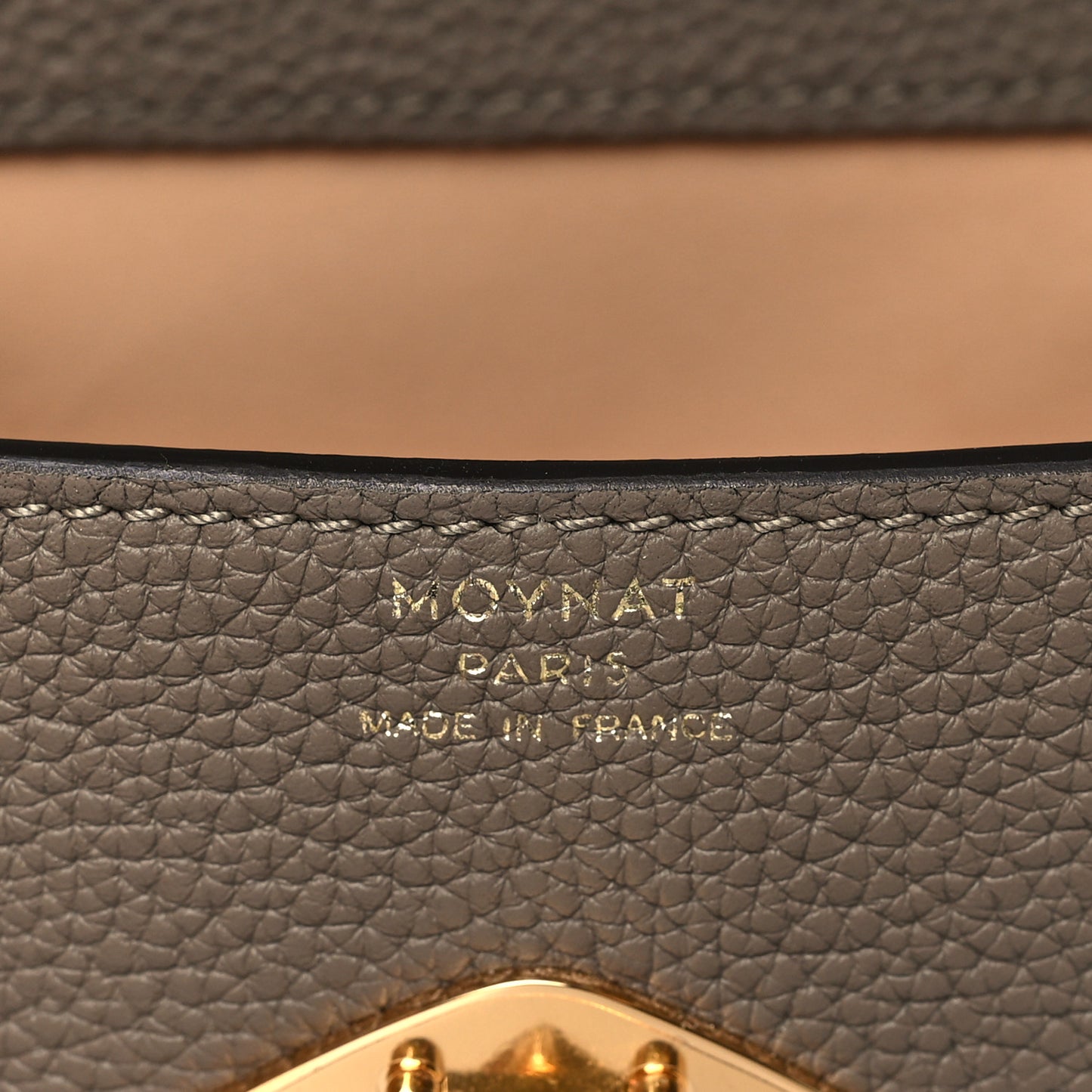 Taurillon Blush Calfskin Gabby BB Taupe