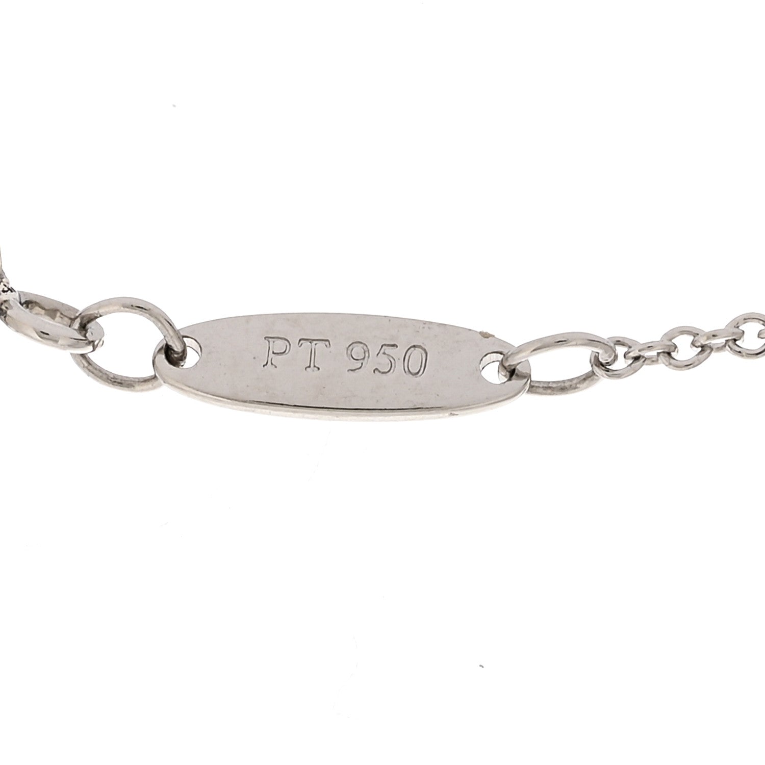 Tiffany Platinum Diamond .19ct Elsa Peretti Diamonds by the Yard Lariat Necklace 5 of 5
