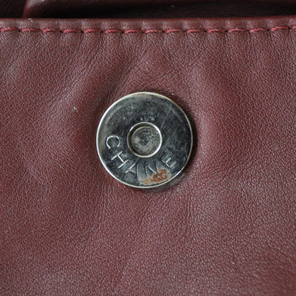 Chanel Luxe Ligne Flap Bag Red 9 of 9