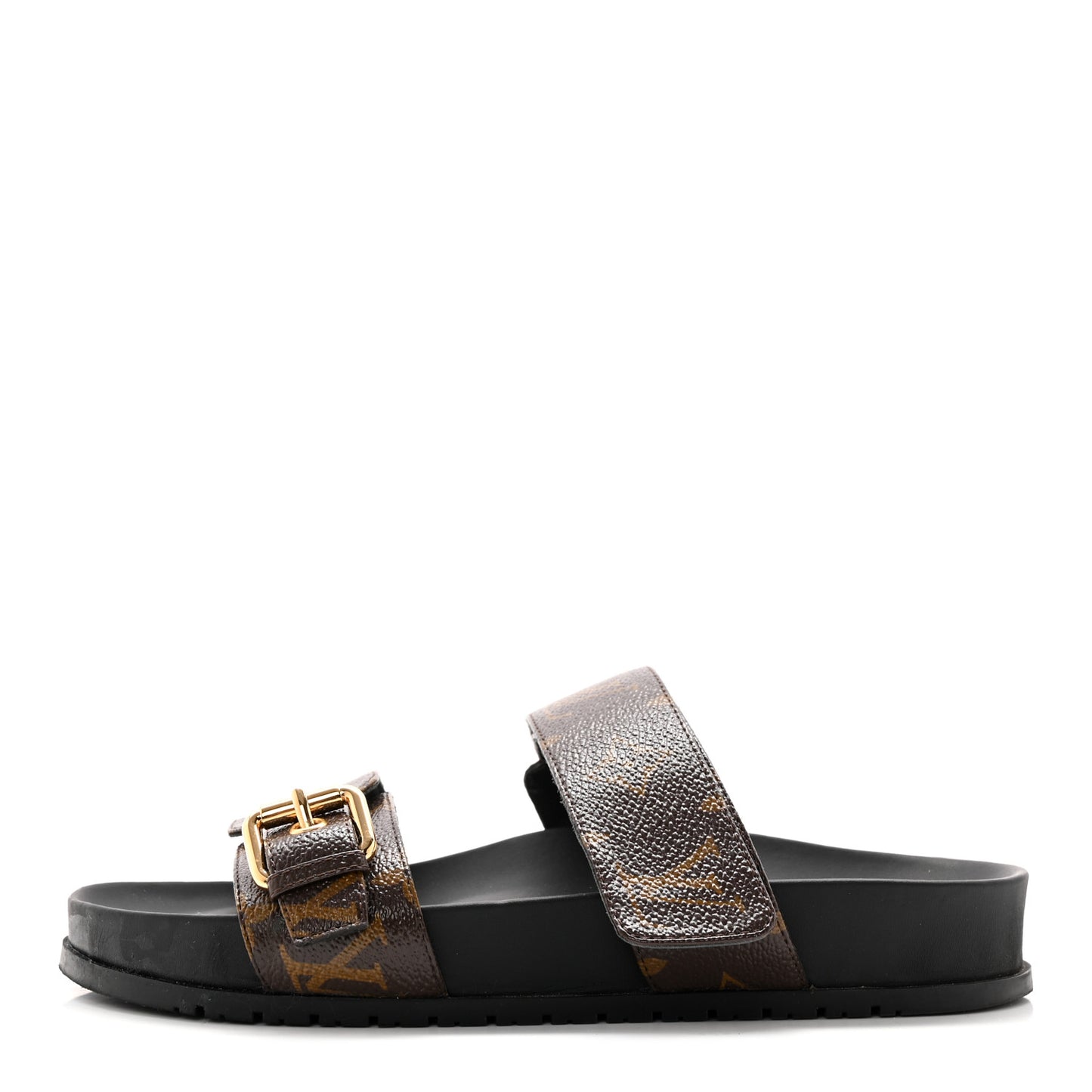 Bom Dia Flat Mule Sandals 36 Black