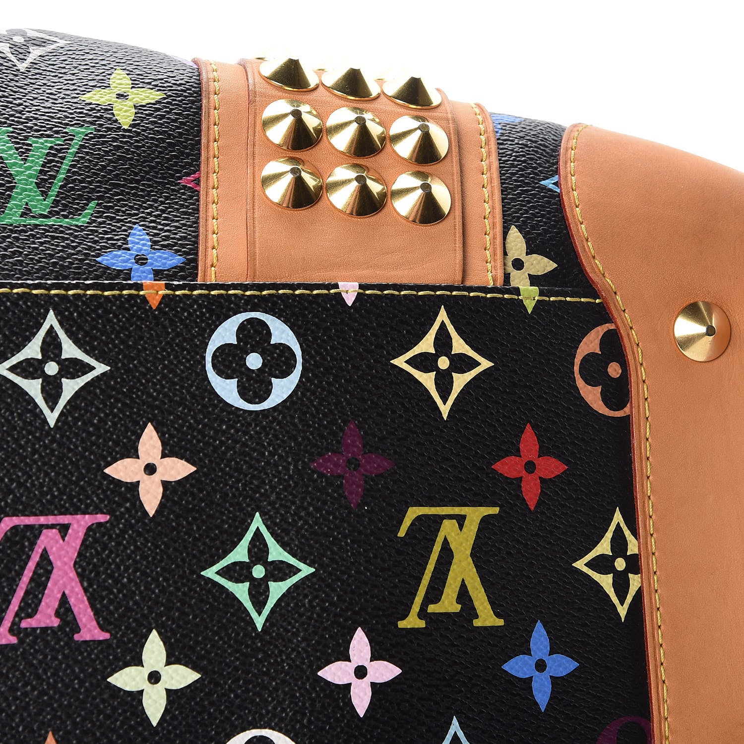 Louis Vuitton Monogram Multicolor Courtney MM Black 18 of 20