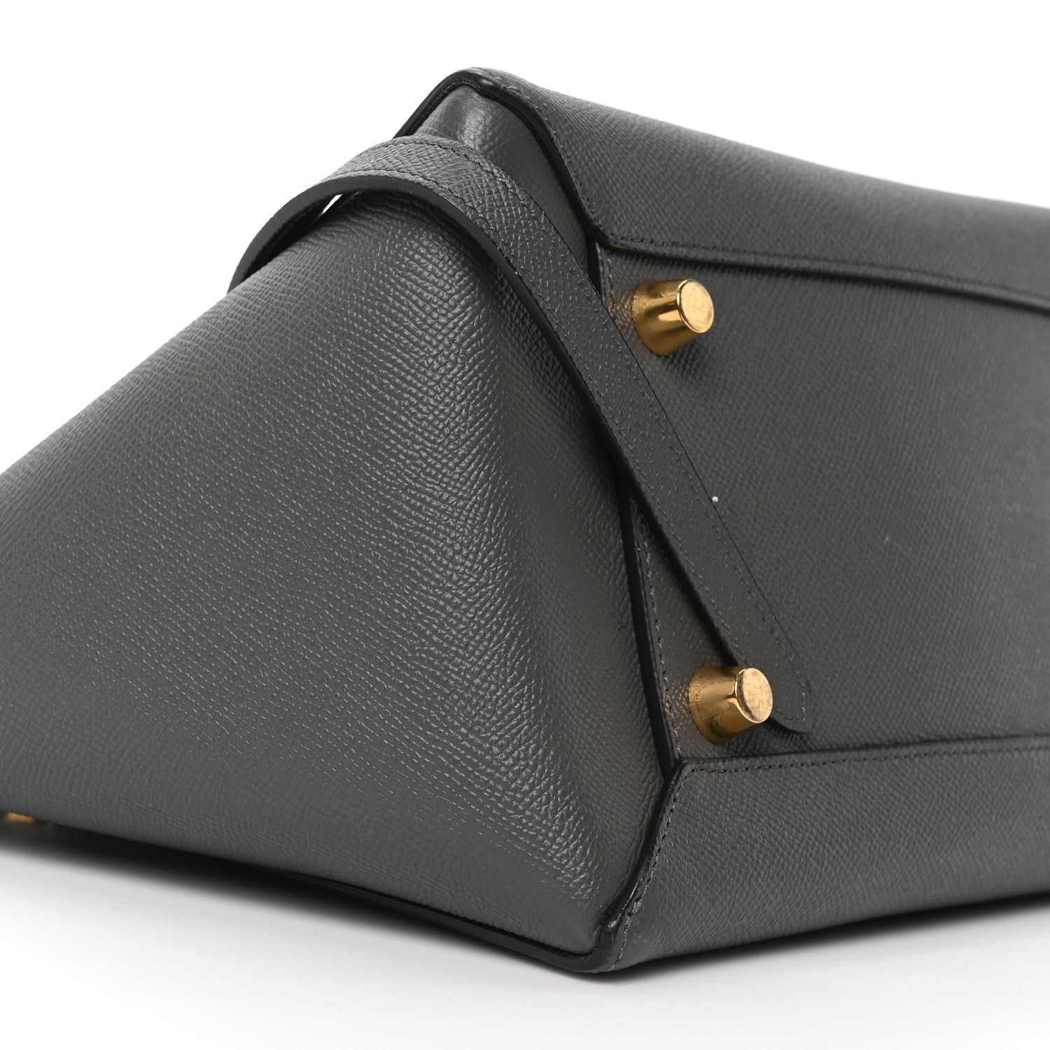 Celine Grained Calfskin Mini Belt Bag Grey 8 of 9