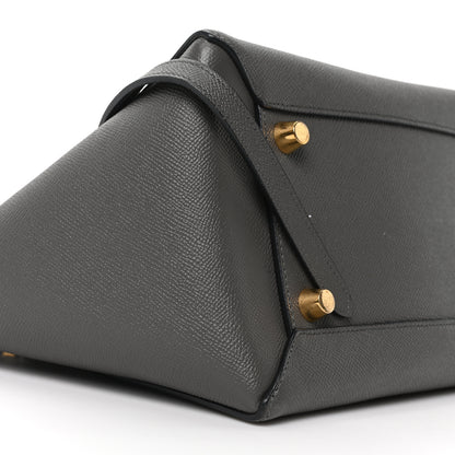 Celine Grained Calfskin Mini Belt Bag Grey 8 of 9