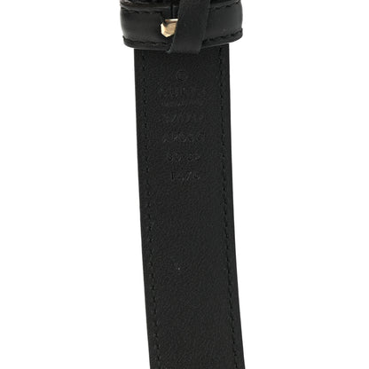 Gucci Moon Calfskin Interlocking G 25mm Belt 80 32 Black 3 of 5