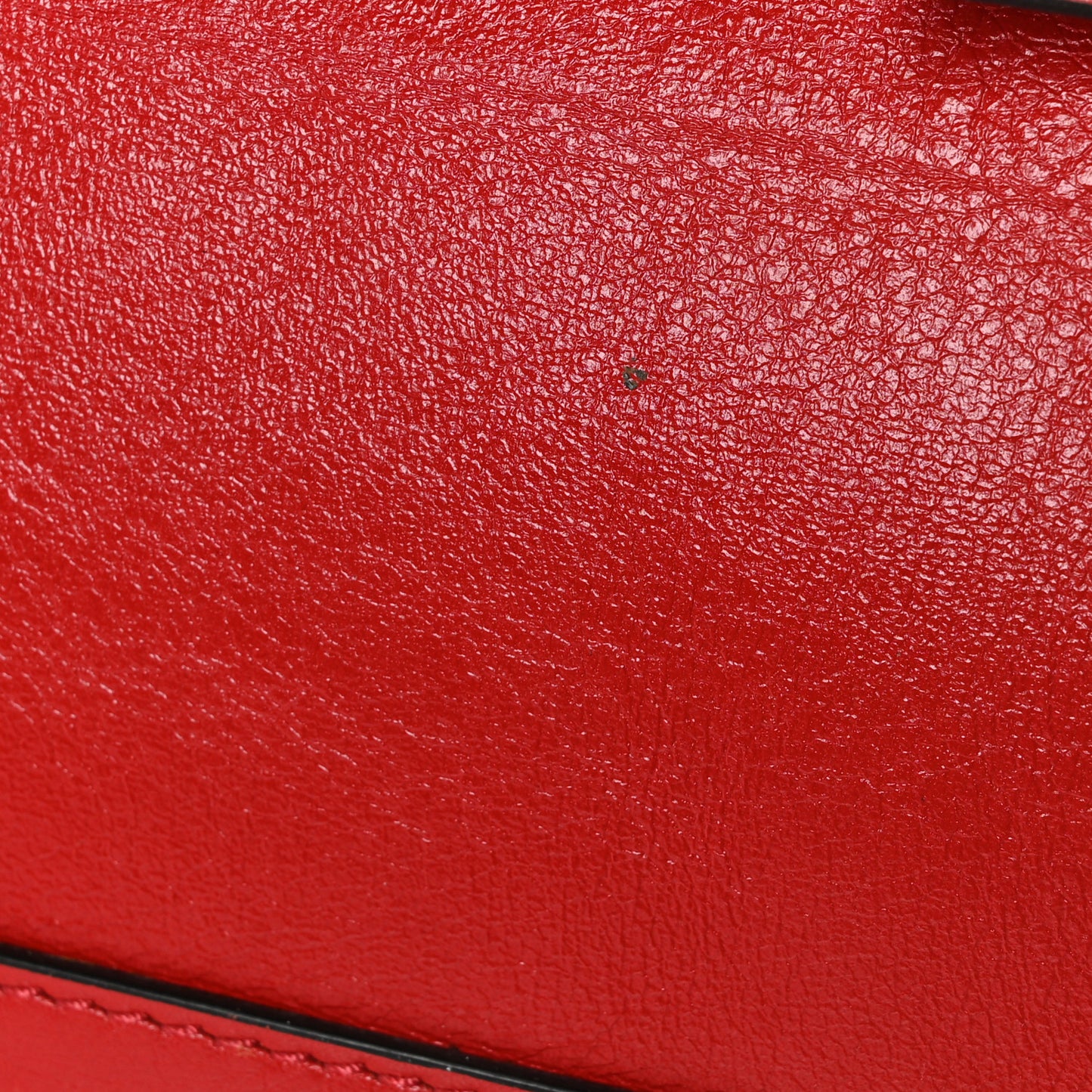 Smooth Calfskin VSling Tote Bag Rouge Pur