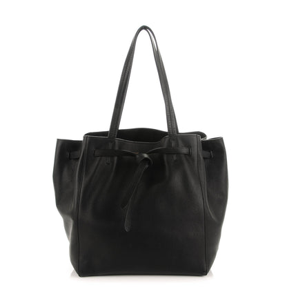 Celine Soft Grained Calfskin Small Belt Cabas Phantom Black 1 of 9