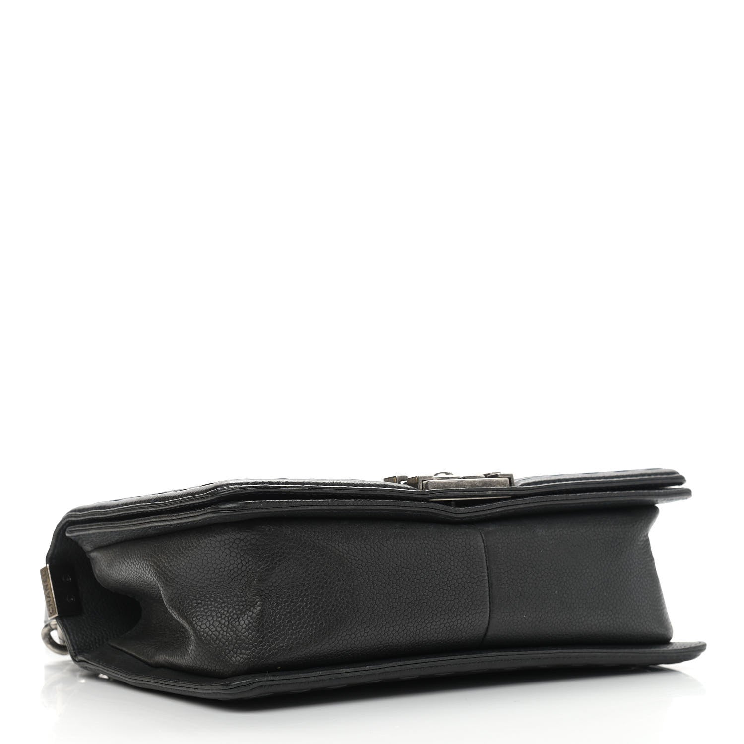 Chanel Caviar Stitched Medium Boy Flap Blue 4 of 10