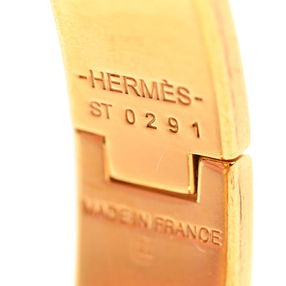 Hermes Enamel Narrow Clic Clac H Bracelet PM White 4 of 6
