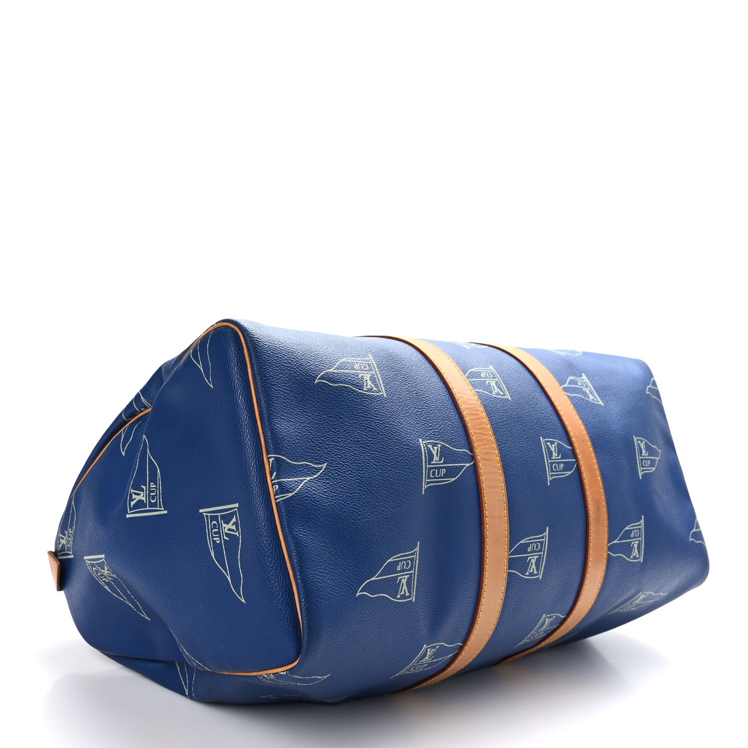 Louis Vuitton Americas Cup Keepall 45 Blue 3 of 13