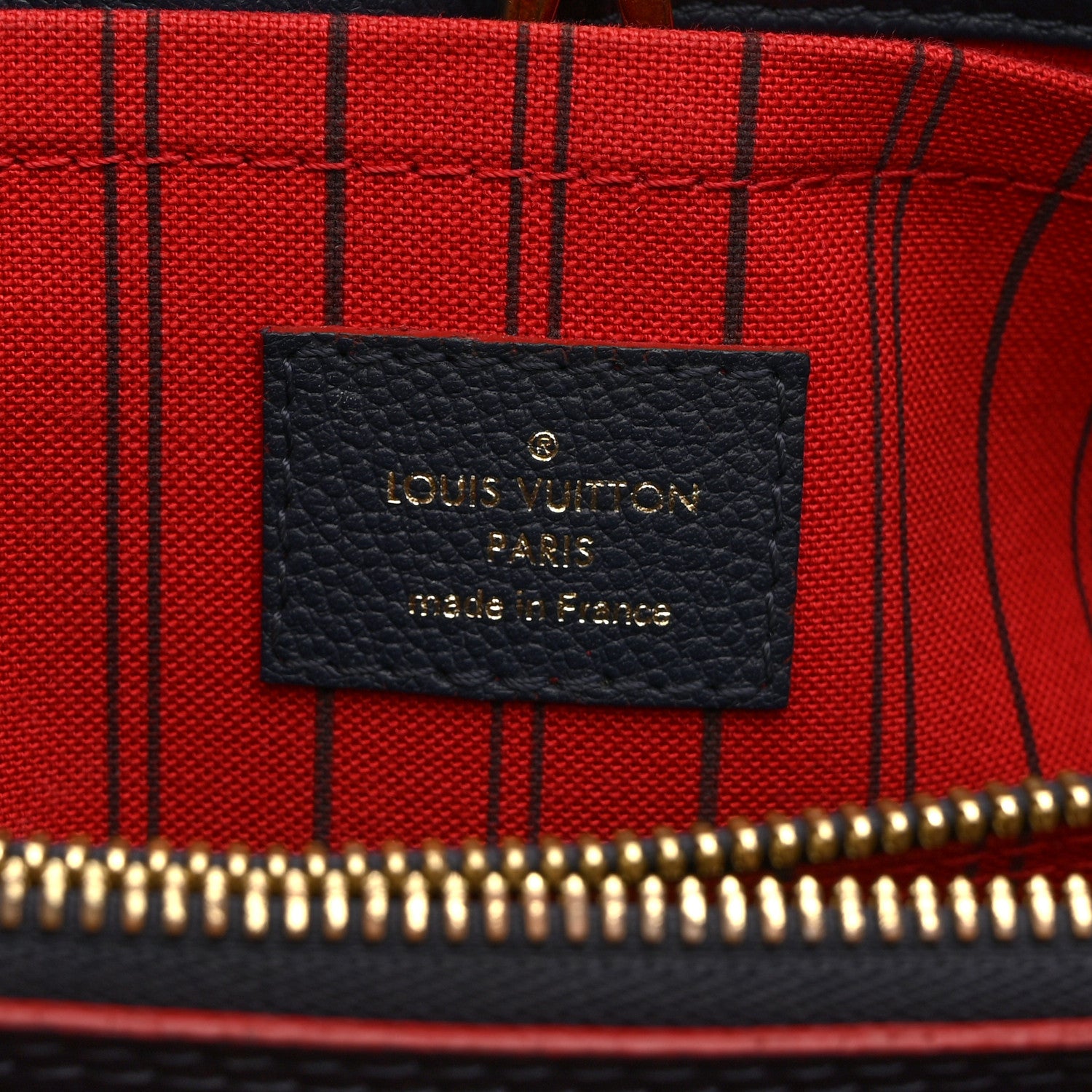 Louis Vuitton Empreinte Montaigne BB Marine Rouge 6 of 10