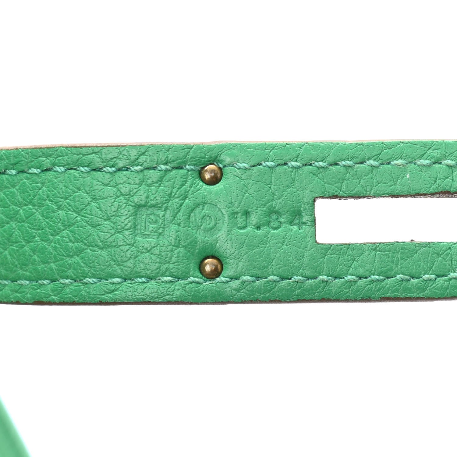 Hermes Taurillon Clemence Birkin 35 Menthe 6 of 12